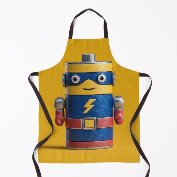 Item preview, Superhero Battery Power – Energetic Hero Tech Design designed and sold by WordPlayStudio.
