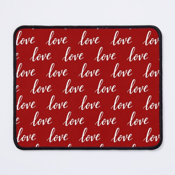 Item preview, Valentine Love typography pattern designed and sold by BuxomBabe21.