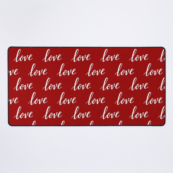 Item preview, Valentine Love typography pattern designed and sold by BuxomBabe21.