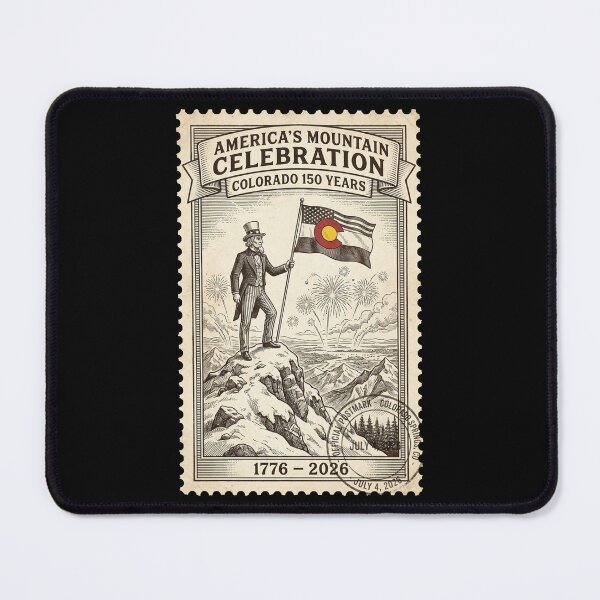 Item preview, Uncle Sam Pikes Peak 150th - America's Mountain Stamp designed and sold by G350.