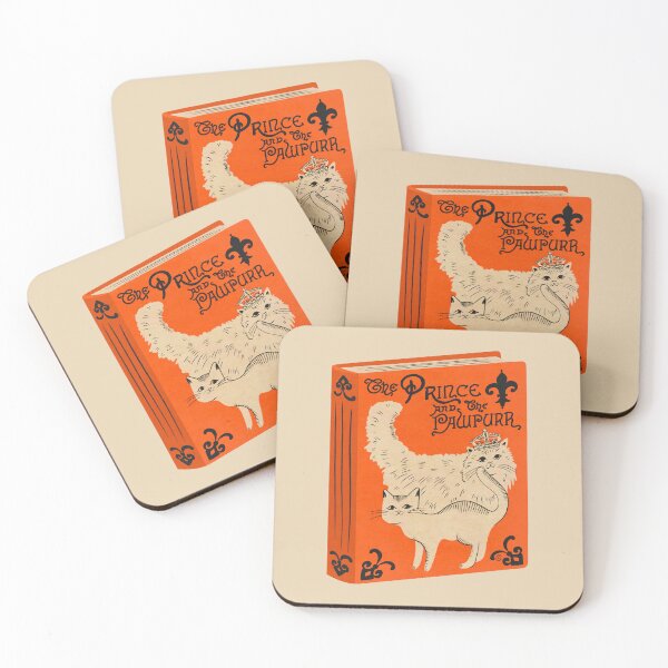 Item preview, The Prince & the Pawpurr | Bookish Cat Pun, Classic Literature Pun, Bookish Gifts, Mark Twain The Prince And The Pauper designed and sold by Carrie Cantwell Art.