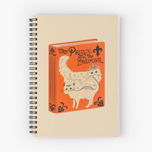 Item preview, The Prince & the Pawpurr | Bookish Cat Pun, Classic Literature Pun, Bookish Gifts, Mark Twain The Prince And The Pauper designed and sold by Carrie Cantwell Art.