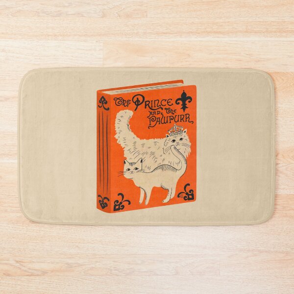 Item preview, The Prince & the Pawpurr | Bookish Cat Pun, Classic Literature Pun, Bookish Gifts, Mark Twain The Prince And The Pauper designed and sold by Carrie Cantwell Art.