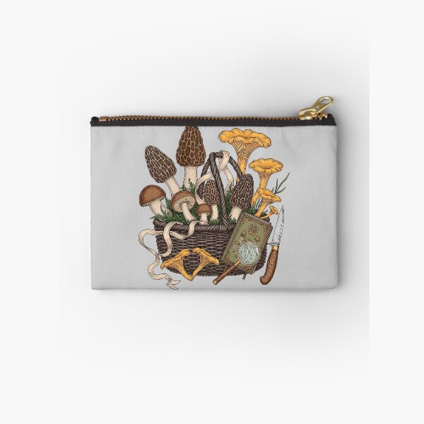 Item preview, Vintage Botanical Mushroom Foraging Basket designed and sold by SholoStudio.