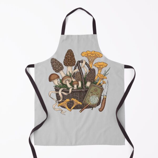 Item preview, Vintage Botanical Mushroom Foraging Basket designed and sold by SholoStudio.