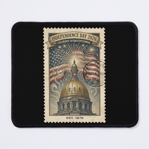Item preview, Colorado Capitol Independence Day 2026 - Fireworks Stamp designed and sold by G350.