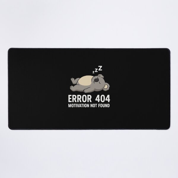 Item preview, Lazy Koala Sleeping - Error 404 Motivation Not Found designed and sold by MesWorlds.