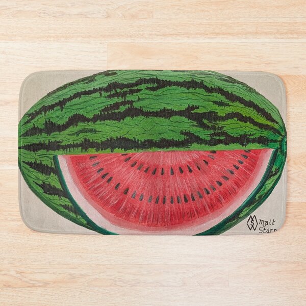 Item preview, Whole watermelon with a slice to eat  designed and sold by Matt Starr Fine Art .