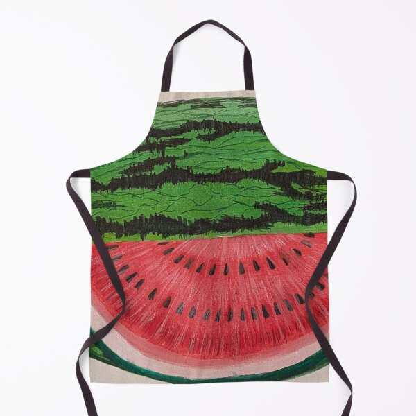 Item preview, Whole watermelon with a slice to eat designed and sold by Matt Starr Fine Art .