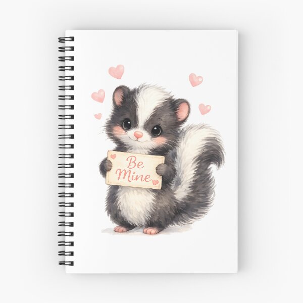 Item preview, Cute Skunk “Be Mine” Valentine - So Stinking Cute! designed and sold by debbiedoodarday.