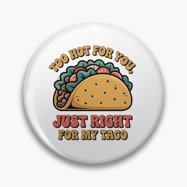 Item preview, Cute Taco Cartoon – Funny Taco Quote for Food Lovers designed and sold by Verycutethings.