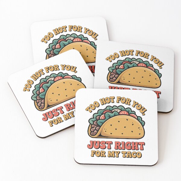 Item preview, Cute Taco Cartoon – Funny Taco Quote for Food Lovers designed and sold by Verycutethings.