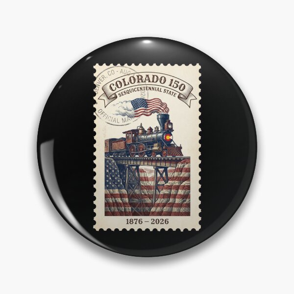 Item preview, Colorado Railroad 150th Anniversary - Canyon Train Stamp designed and sold by G350.