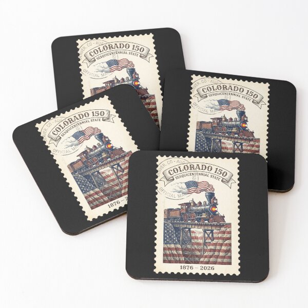 Item preview, Colorado Railroad 150th Anniversary - Canyon Train Stamp designed and sold by G350.
