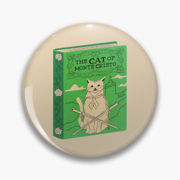 Item preview, The Cat of Monte Cristo | Bookish Cat Pun, Classic Literature Pun With Cats, Bookish Gifts, The Count of Monte Cristo designed and sold by Carrie Cantwell Art.