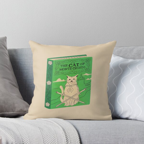 Item preview, The Cat of Monte Cristo | Bookish Cat Pun, Classic Literature Pun With Cats, Bookish Gifts, The Count of Monte Cristo designed and sold by Carrie Cantwell Art.