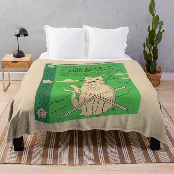 Item preview, The Cat of Monte Cristo | Bookish Cat Pun, Classic Literature Pun With Cats, Bookish Gifts, The Count of Monte Cristo designed and sold by Carrie Cantwell Art.