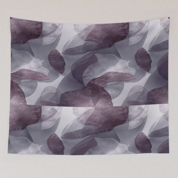 Item preview, Atmospheric Shadow Veil Pattern in Muted Gothic Pastels designed and sold by mari0n980.