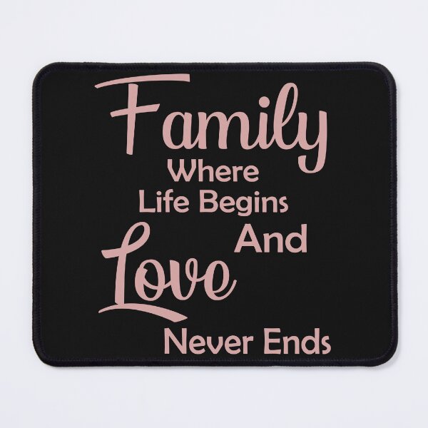 Item preview, Family Where Life Begins And Love Never Ends designed and sold by karmastore.