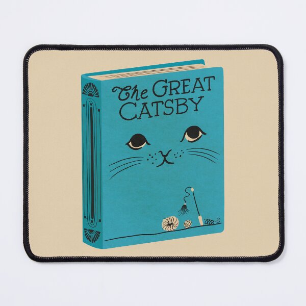 Item preview, The Great Catsby | Bookish Cat Pun, Classic Literature Pun With Cats, Bookish Gifts, The Great Gatsby, F. Scott Fitzgerald designed and sold by Carrie Cantwell Art.
