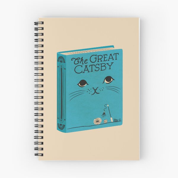 Item preview, The Great Catsby | Bookish Cat Pun, Classic Literature Pun With Cats, Bookish Gifts, The Great Gatsby, F. Scott Fitzgerald designed and sold by Carrie Cantwell Art.