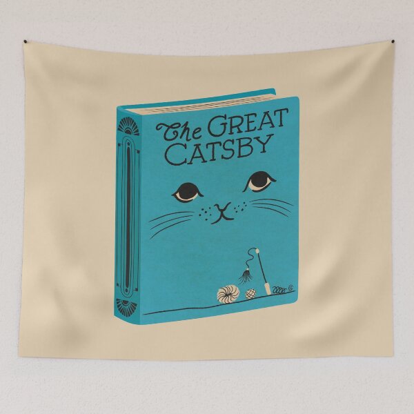 Item preview, The Great Catsby | Bookish Cat Pun, Classic Literature Pun With Cats, Bookish Gifts, The Great Gatsby, F. Scott Fitzgerald designed and sold by Carrie Cantwell Art.