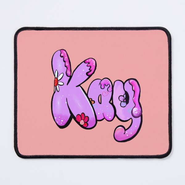 Item preview, Kay Name - Personalized Purple Bubble Letters Daisy Flowers Aesthetic designed and sold by Artonmytee.