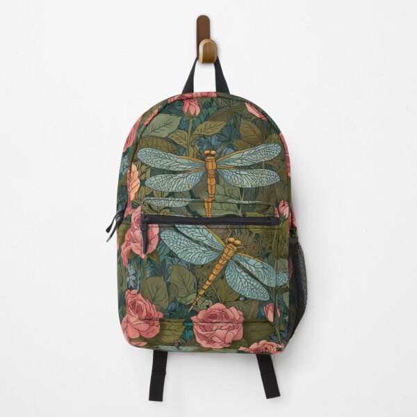 Item preview, Elegant Dragonfly Spring botanical Rose Garden designed and sold by hollycooper.