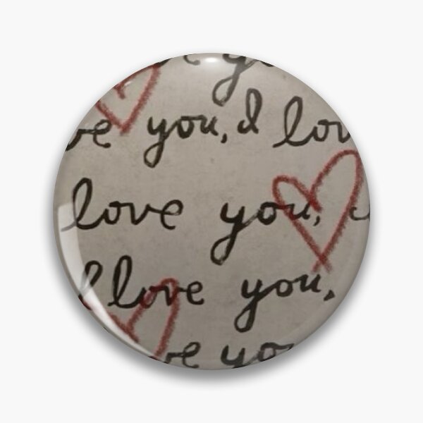 Item preview, love you handwritten ripped book paper piece designed and sold by inainart.