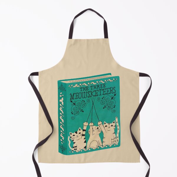 Item preview, The Three Meowsketeers | Bookish Cat Pun, Classic Literature Pun With Cats, Bookish Gifts, The Three Musketeers designed and sold by Carrie Cantwell Art.