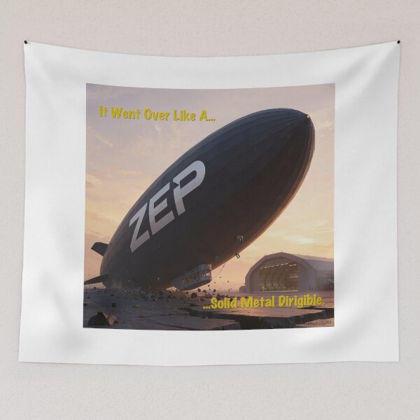 Item preview, Solid Metal Dirigible Print designed and sold by Lichentroupe63.