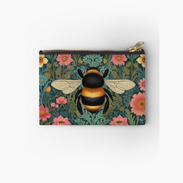 Item preview, Elegant art nouveau Queen Bee elegant vintage floral garden designed and sold by hollycooper.