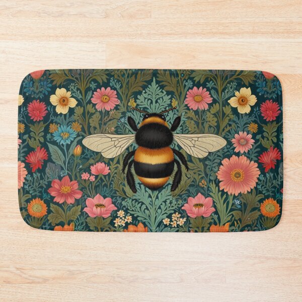 Item preview, Elegant art nouveau Queen Bee elegant vintage floral garden designed and sold by hollycooper.