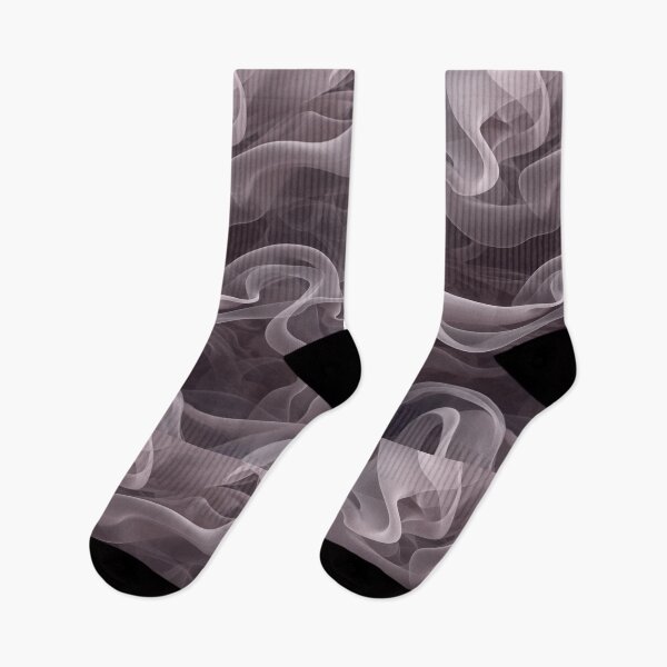 Item preview, Organic Smoke Curve Pattern in Pastel Ash Tones designed and sold by mari0n980.