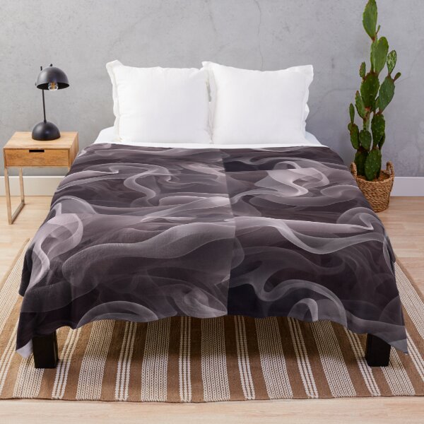 Item preview, Organic Smoke Curve Pattern in Pastel Ash Tones designed and sold by mari0n980.