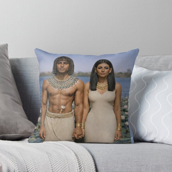 Item preview, Eternal Love of Kemet – Ancient Egyptian Couple by the Nile designed and sold by TuyaArts.