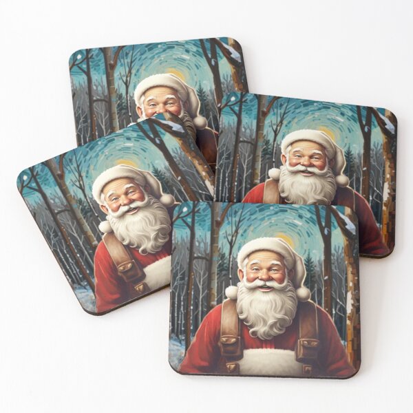 Item preview, Retro Jolly O St. Nick Santa Claus north Pole designed and sold by hollycooper.