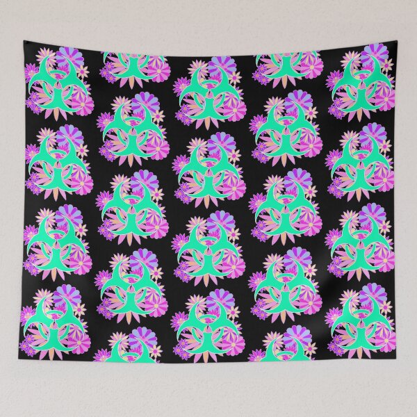 Item preview, Kawaii Floral Bio Hazard  designed and sold by kitschandkawaii.