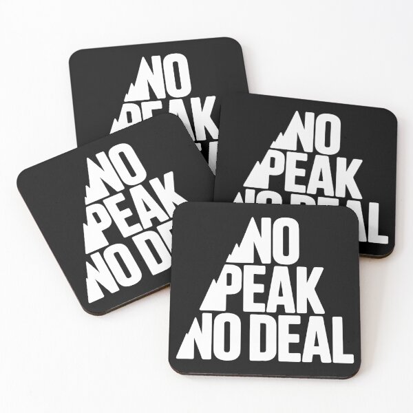 Item preview, No Peak No Deal Mountain Boundaries Mindset designed and sold by Kaurisdigital.
