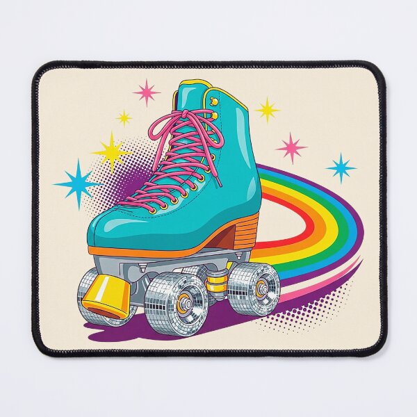 Item preview, Retro Disco Roller Skate Rainbow designed and sold by SholoStudio.