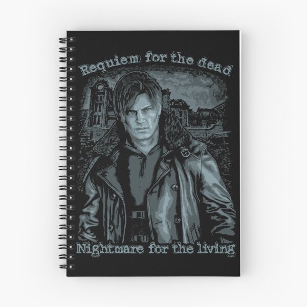 Aperçu de l'œuvre Resident Evil Requiem Leon Kennedy Raccoon City RPD créée et vendue par Power Up Prints.