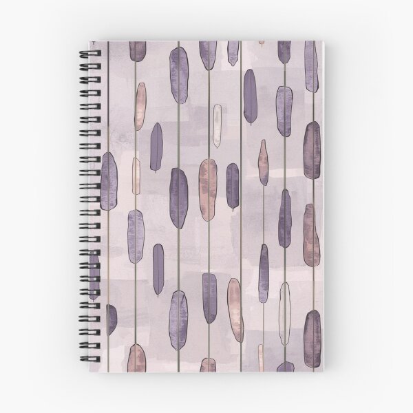 Item preview, Softened Gothic Stripe Pattern in Lavender and Warm Gray designed and sold by mari0n980.