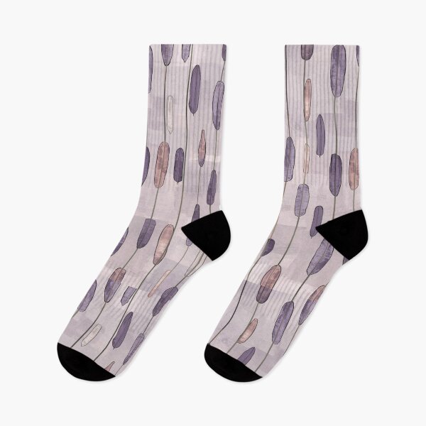 Item preview, Softened Gothic Stripe Pattern in Lavender and Warm Gray designed and sold by mari0n980.