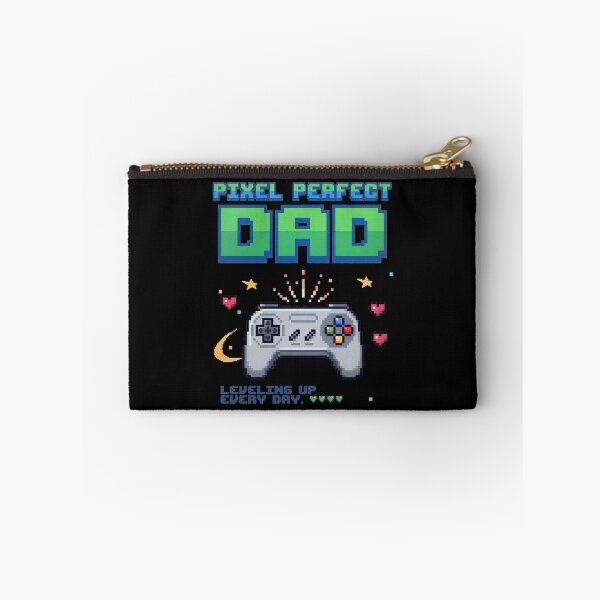 Item preview, Pixel Perfect Dad Retro 8-Bit Gaming - Leveling Up Every Day designed and sold by LuloCreative.