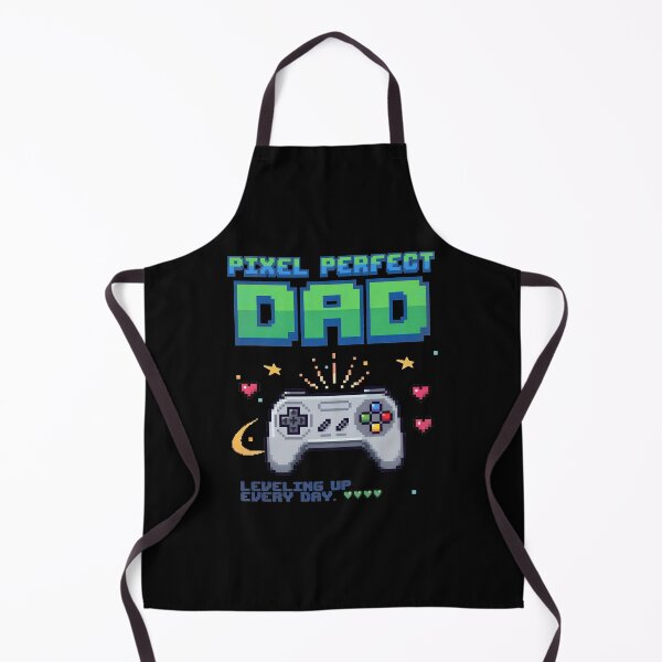 Item preview, Pixel Perfect Dad Retro 8-Bit Gaming - Leveling Up Every Day designed and sold by LuloCreative.