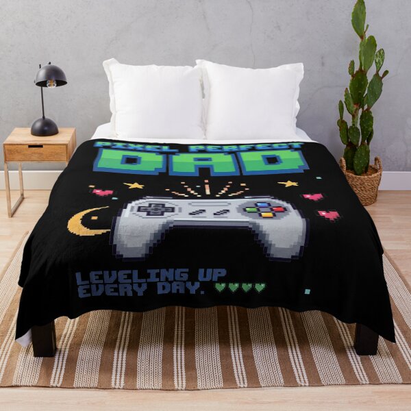 Item preview, Pixel Perfect Dad Retro 8-Bit Gaming - Leveling Up Every Day designed and sold by LuloCreative.