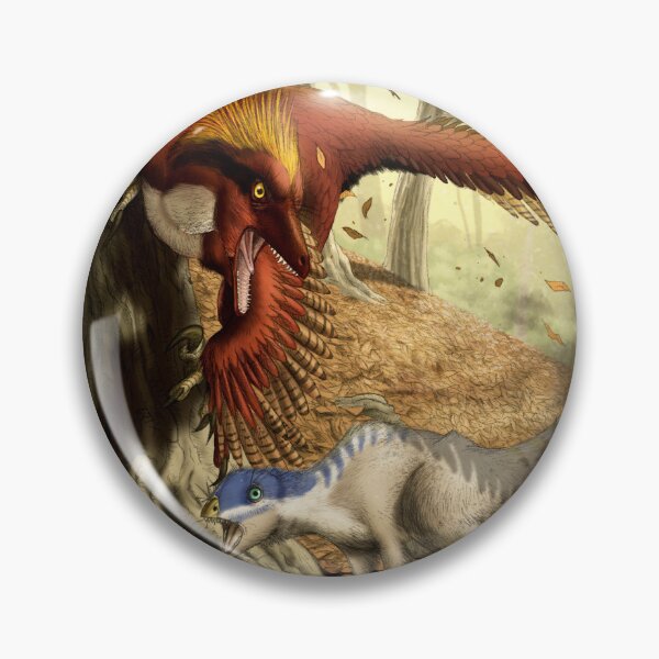 Item preview, Deinonychus antirrophus hunting Zephyrosaurus schaffi designed and sold by JuliusArt2611.