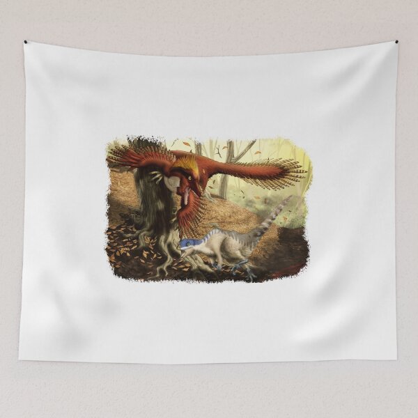 Item preview, Deinonychus antirrophus hunting Zephyrosaurus schaffi designed and sold by JuliusArt2611.