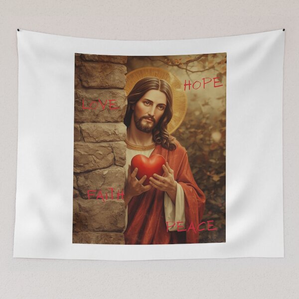 Item preview, Jesus offers you his heart. designed and sold by Knock on my door.
