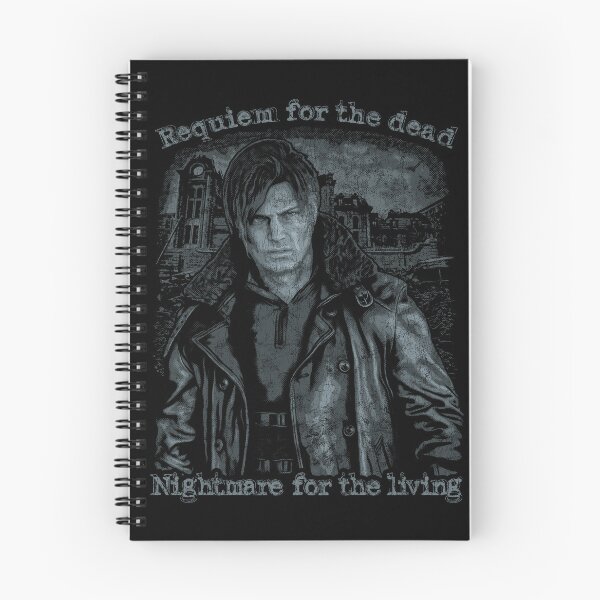 Aperçu de l'œuvre Resident Evil Requiem Leon Kennedy Raccoon City RPD en détresse créée et vendue par Power Up Prints.